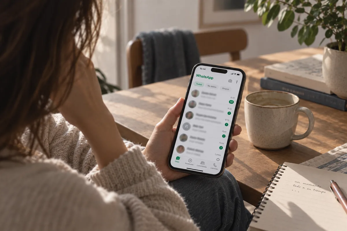 Mensajes de WhatsApp sin leer, la escena habitual de la ansiedad al responder mensajes